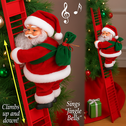 Winterly Climbing Santa™